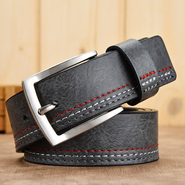 Retro-Blumengürtel aus Leder für Herren
