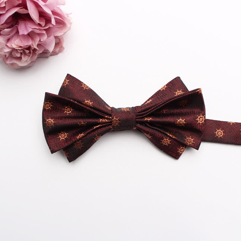 Herren Anzugfliege mit Fangled Jacquard Textur