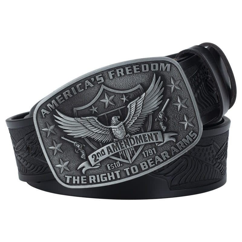 Retro Adler Freiheit Amerikas Leder Gürtel für Männer
