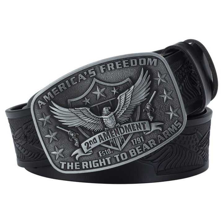 Retro Adler Freiheit Amerikas Leder Gürtel für Männer