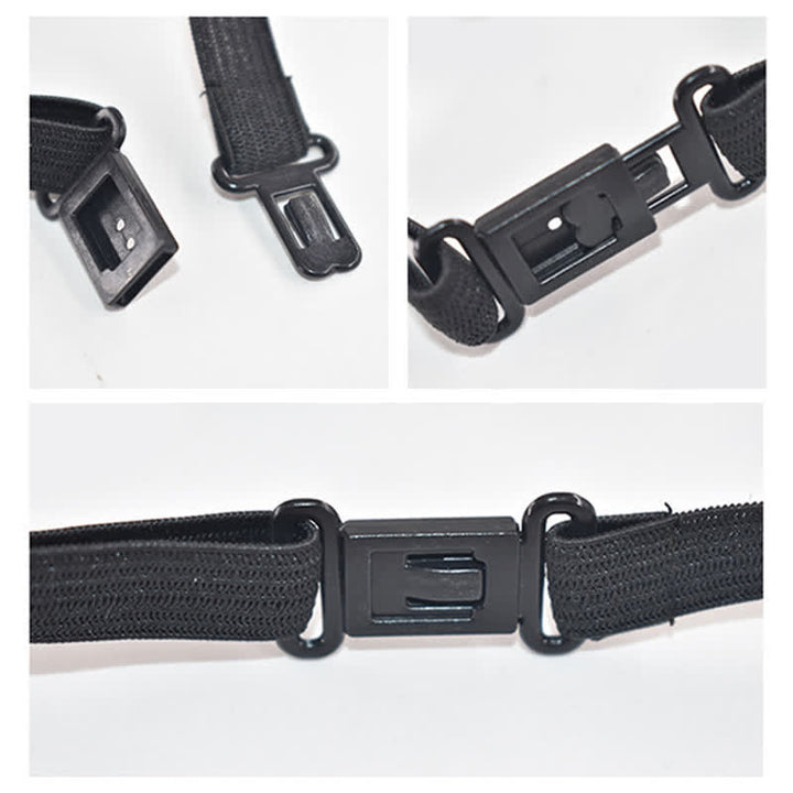 3-tlg. Set aus kleinen karierten Holzkrawatten für Männer