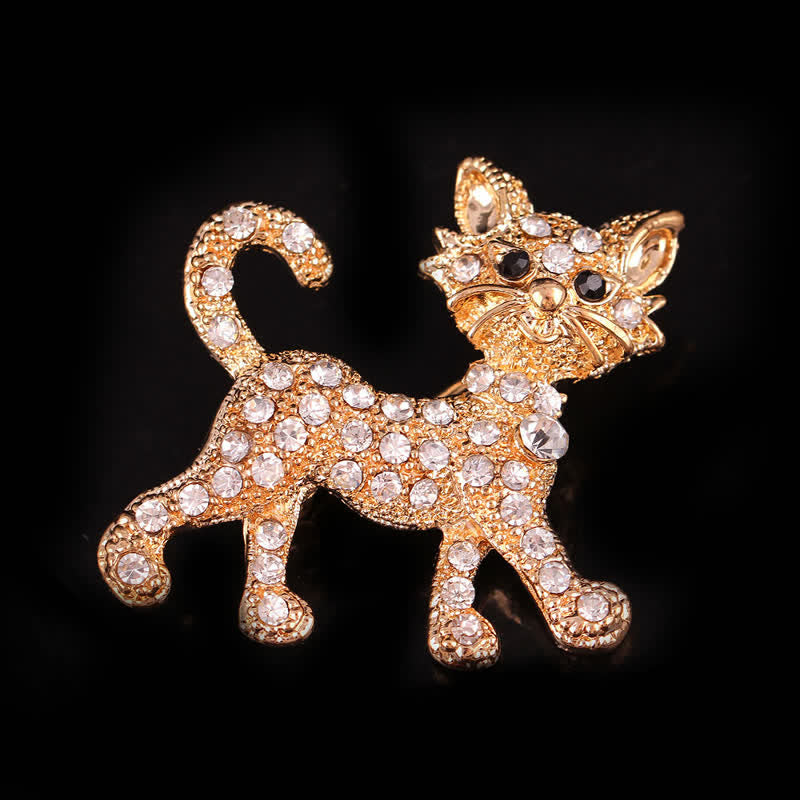 Niedliche Kitty-Katzenbrosche für Frauen